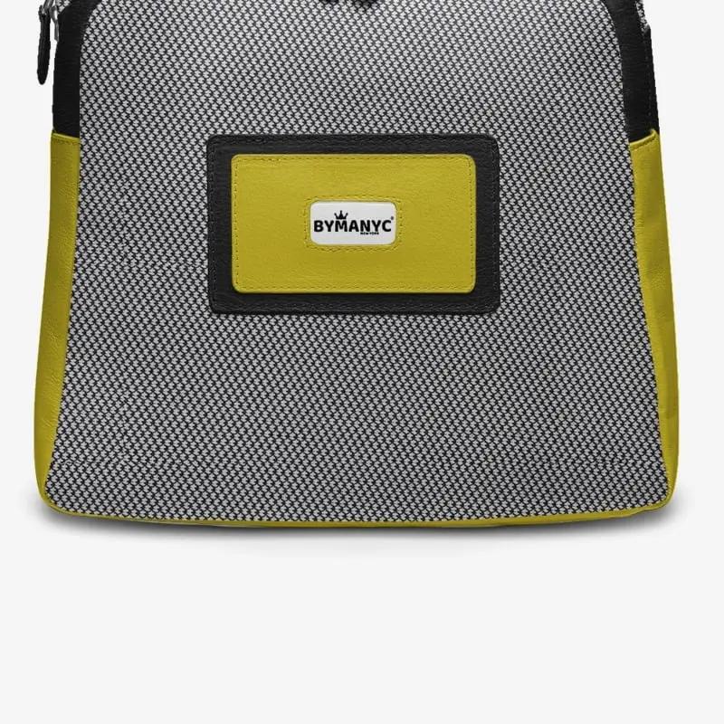 Black & Yellow Vegan Backpack BYMANYC ® New York – Italy Made BYMANYC ® New York