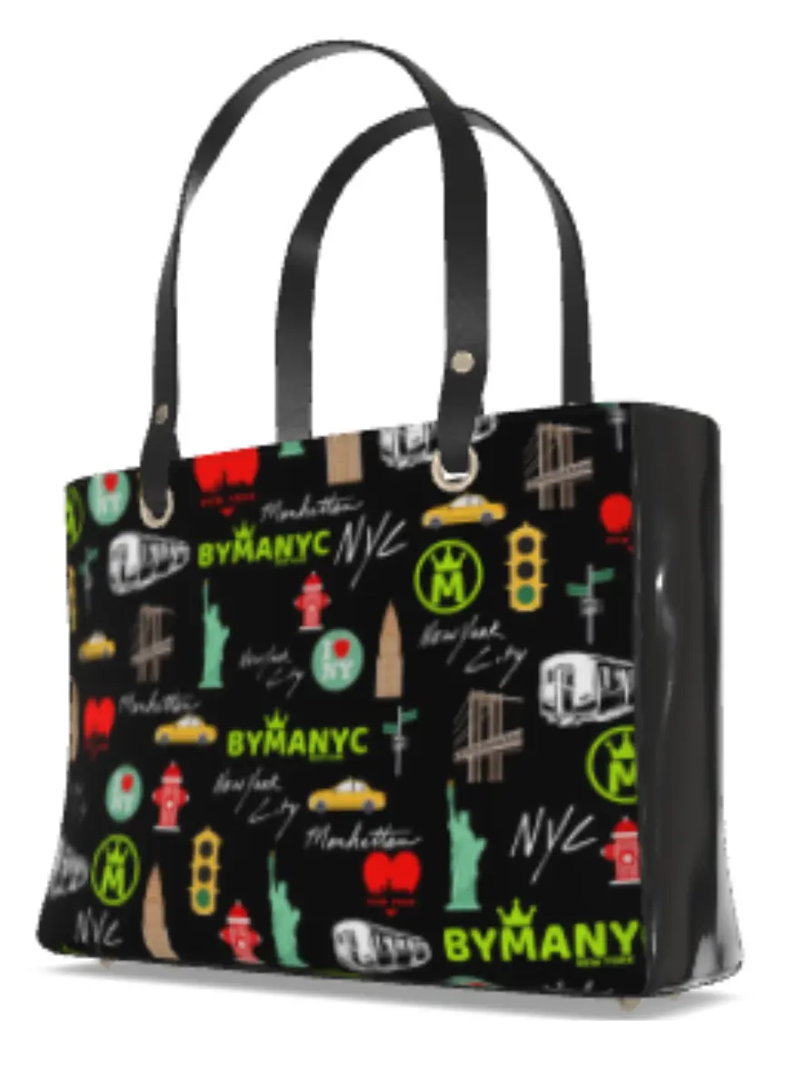 LA VIE EN ROSE Manhattan Handbag BYMANYC ® New York Vegan Elegance BYMANYC ® New York