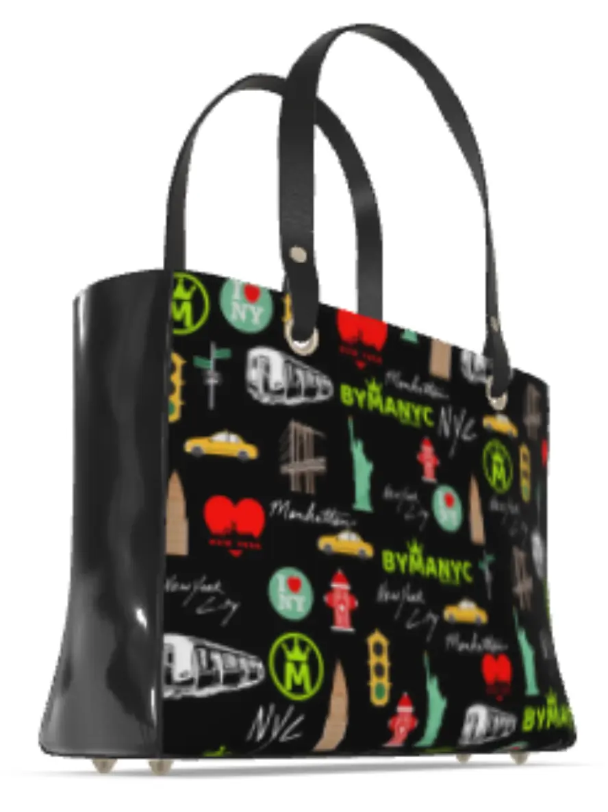 LA VIE EN ROSE Manhattan Handbag BYMANYC ® New York Vegan Elegance BYMANYC ® New York