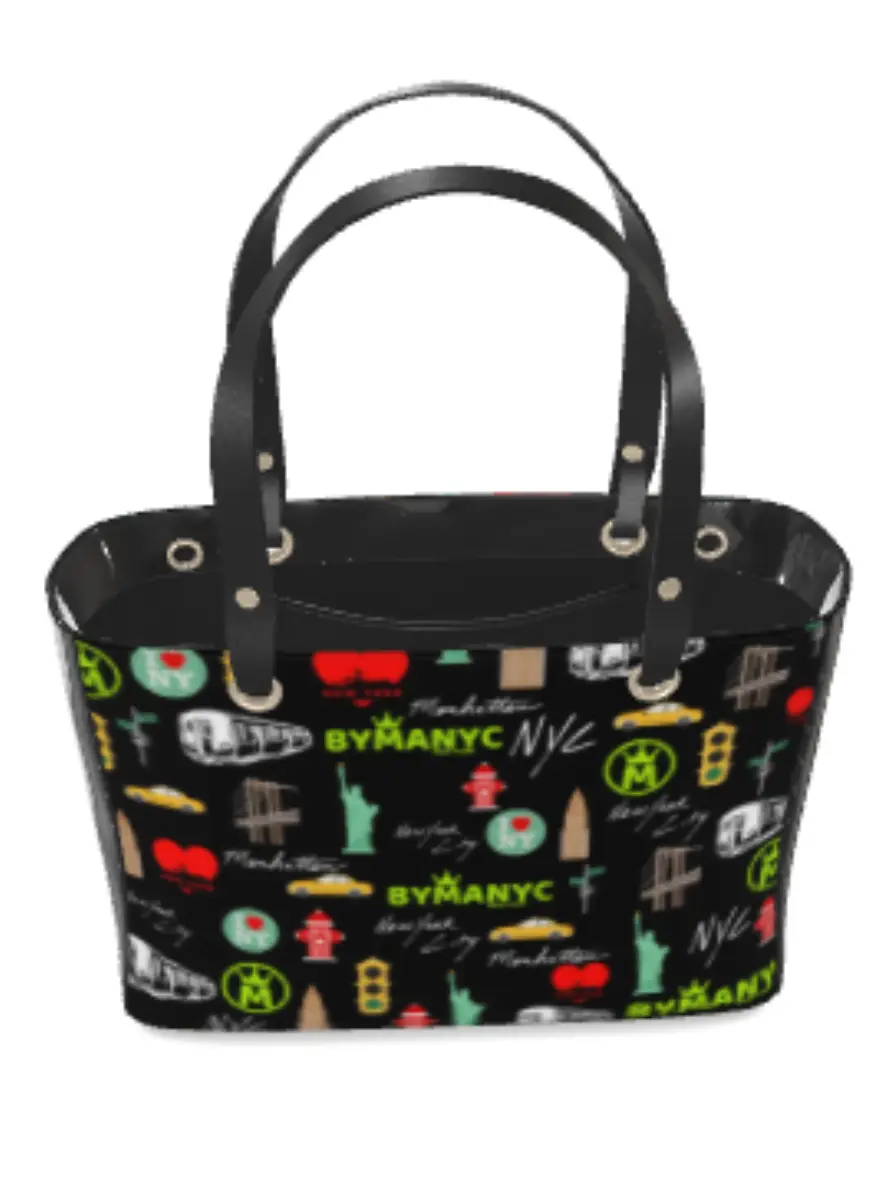 LA VIE EN ROSE Manhattan Handbag BYMANYC ® New York Vegan Elegance BYMANYC ® New York