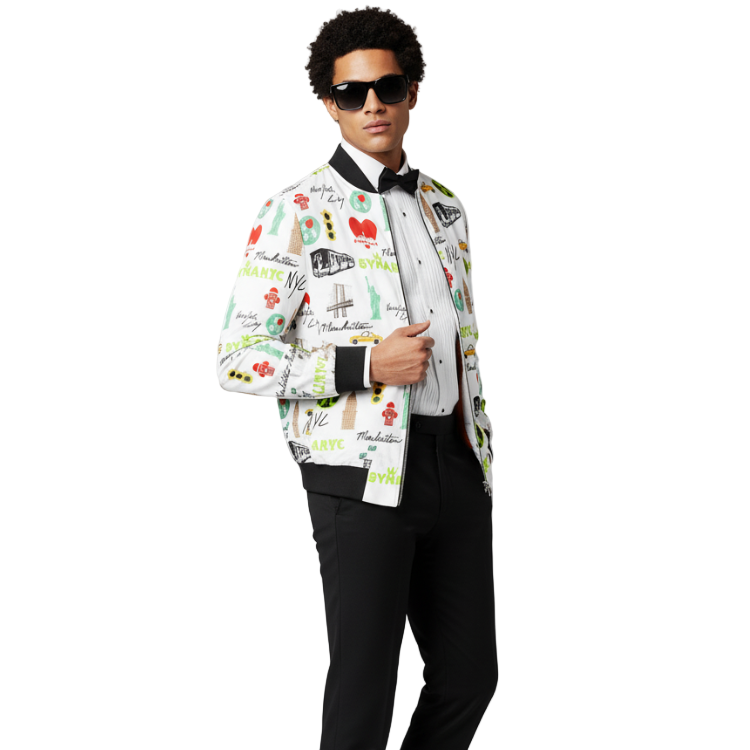 Casaco Edição Limitada Manhattan Mosaic Sunset – BYMANYC ® New York BYMANYC ® New York