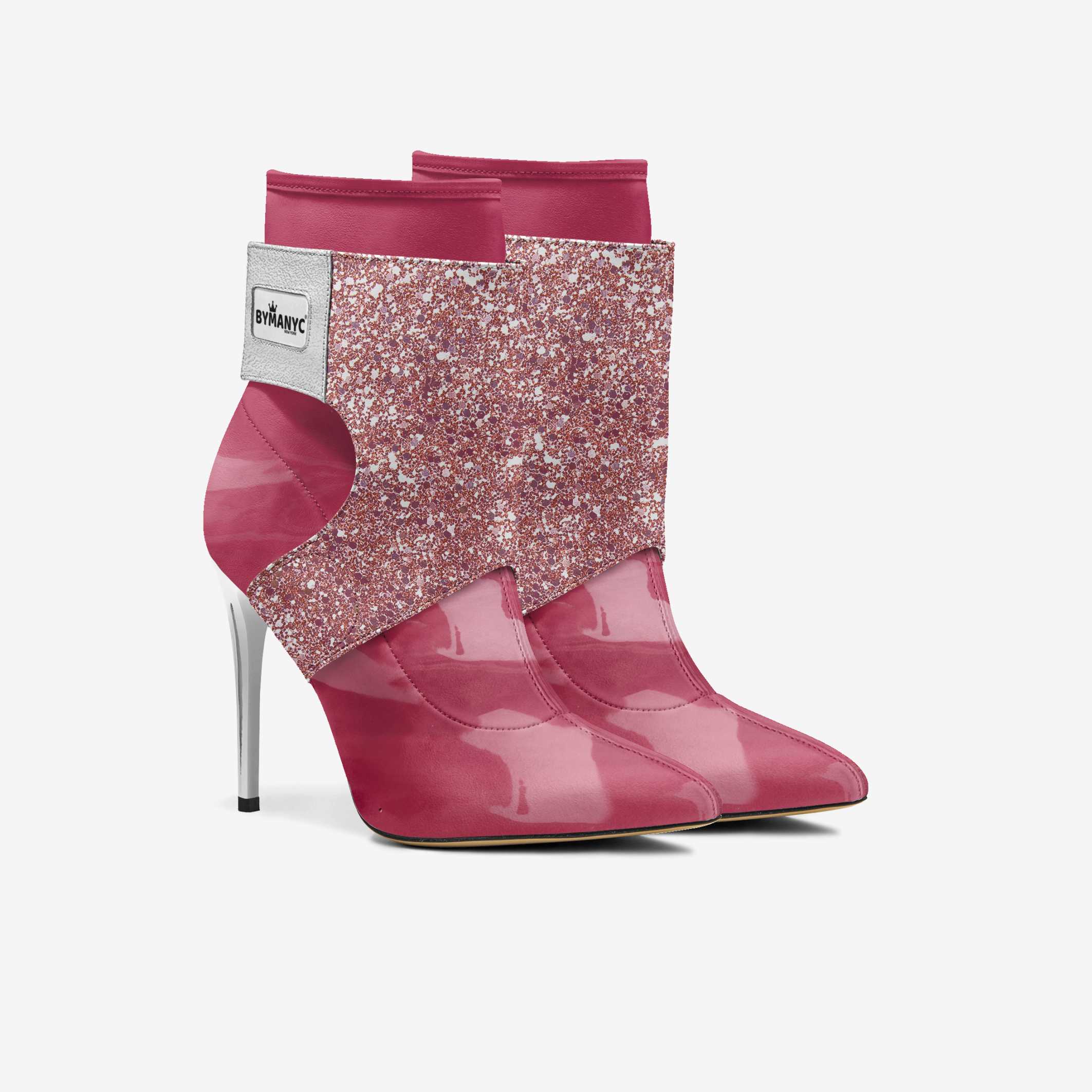 Limited Edition Vegan Stiletto Boots BYMANYC ® New York Futurista Black BYMANYC ® New York