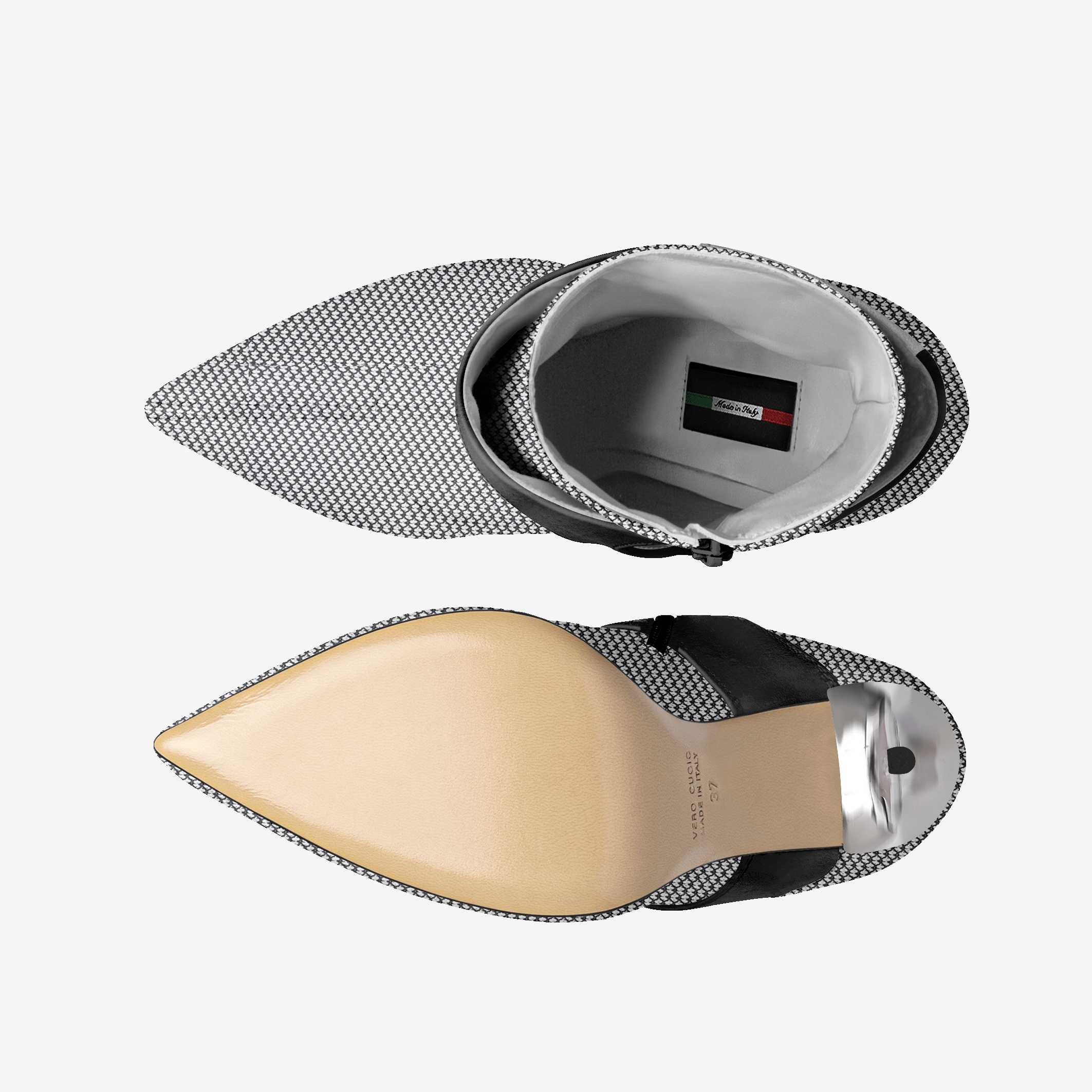 Botas de salto agulha vegan edição limitada BYMANYC® New York Futurista Onyx BYMANYC ® New York