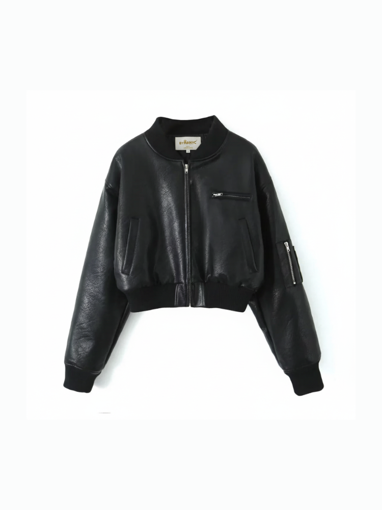 Retro-Style Zipper Jacket For Women, Tribeca, BYMANYC New York. BYMANYC ® New York