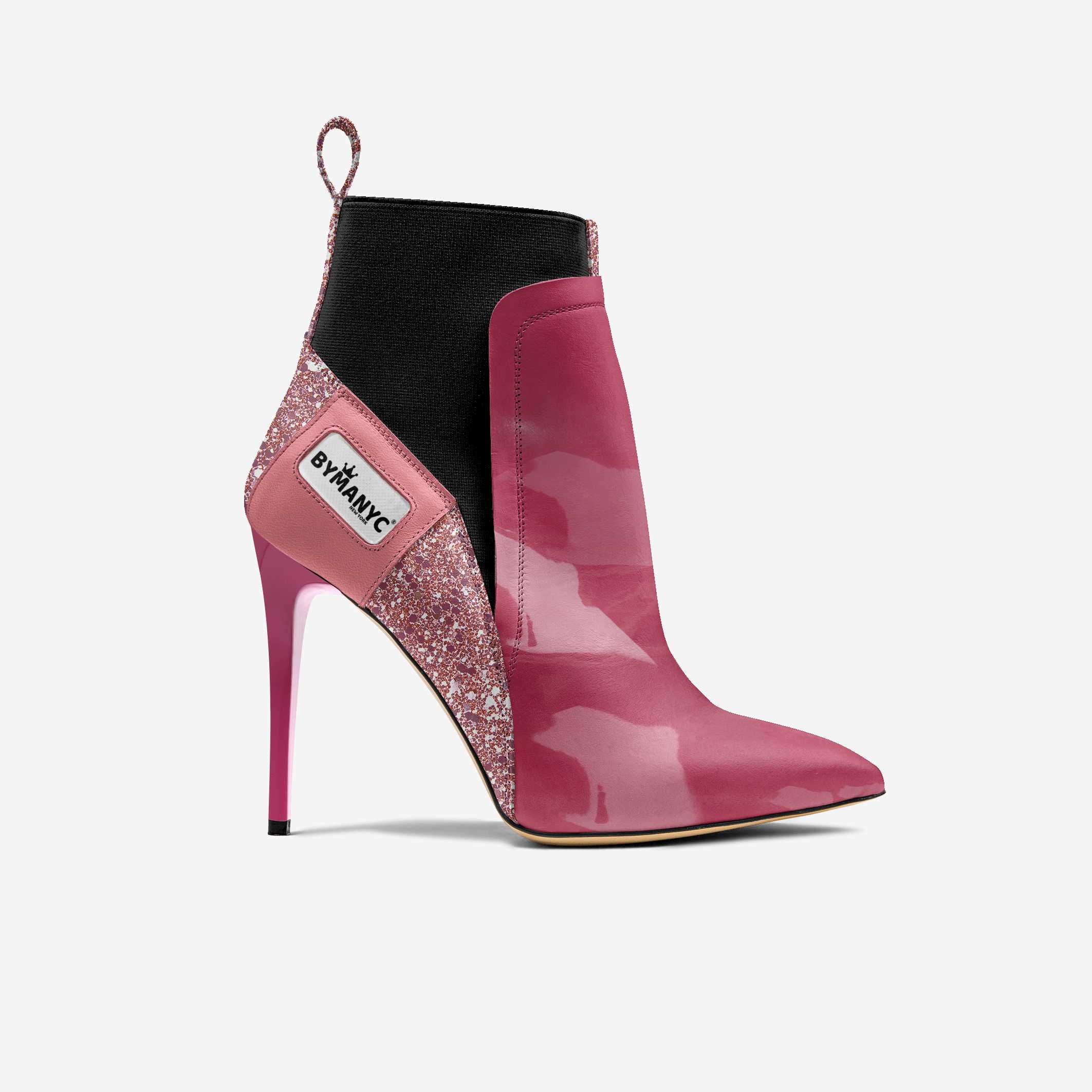 Sapato de salto vegan BYMANYC ® New York Soho Pink Blaze para mulher BYMANYC ® New York