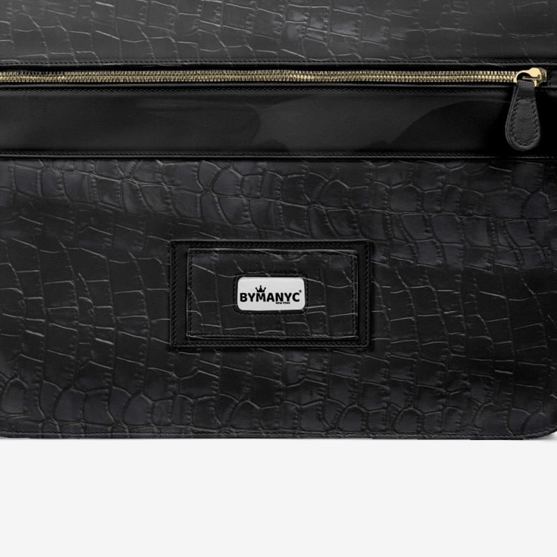 Vegan Luxe City Messenger Bag 16” | BYMANYC ® New York Milano Street Edge BYMANYC ® New York